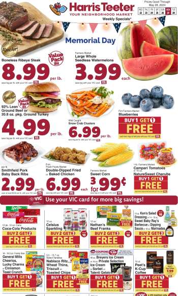 Harris Teeter Flyer - 05/22/2024 - 05/28/2024.