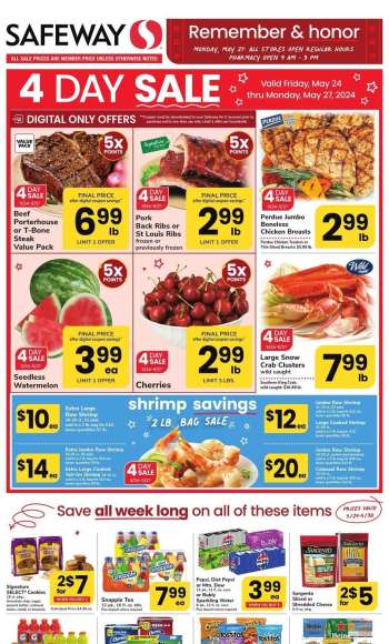 Safeway Flyer - 05/24/2024 - 05/30/2024.
