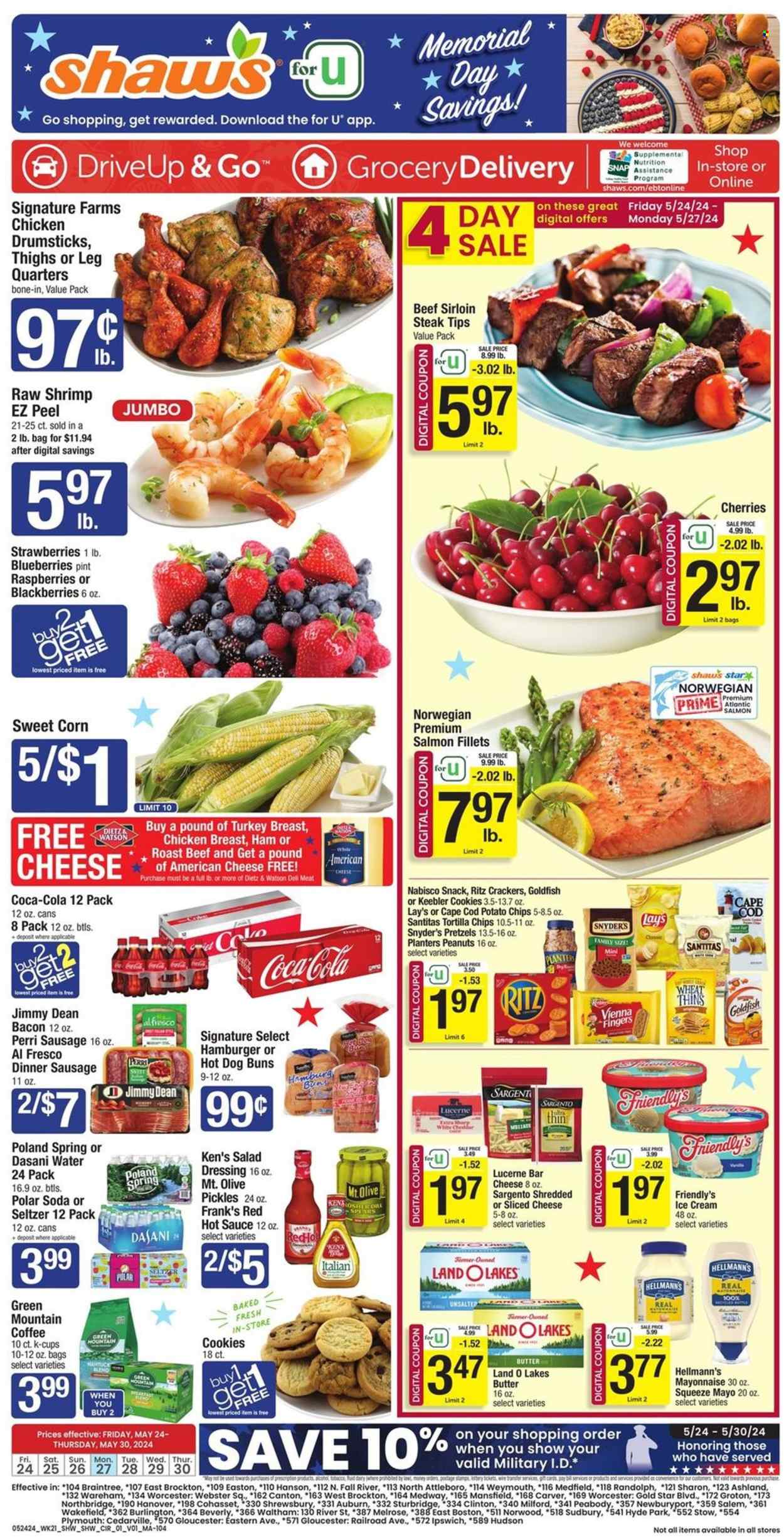 Shaw’s ad - 05/24/2024 - 05/30/2024. Page 1