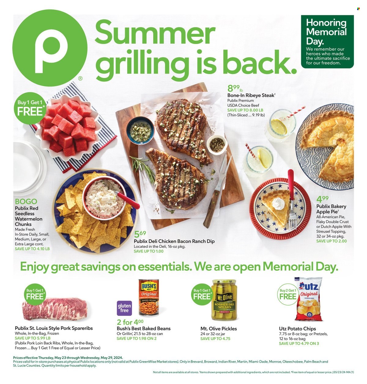 Publix ad - 05/23/2024 - 05/29/2024. Page 1