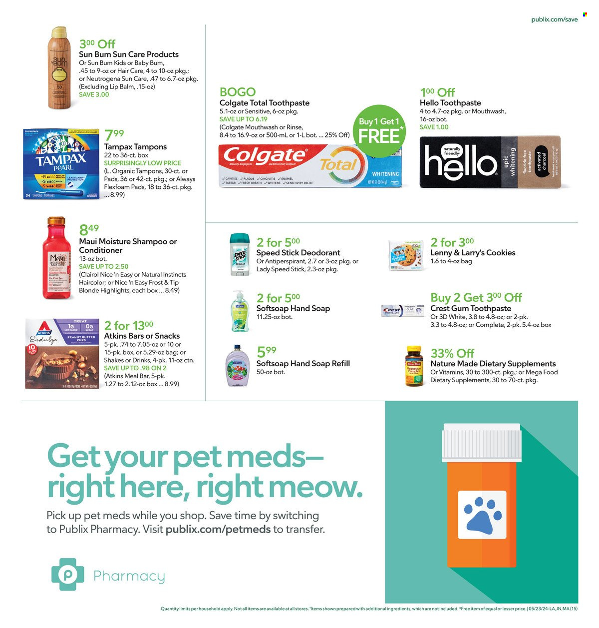 Publix ad - 05/23/2024 - 05/29/2024. Page 15