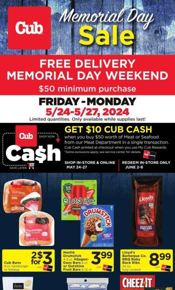Cub Foods Flyer - 05/24/2024 - 05/27/2024.