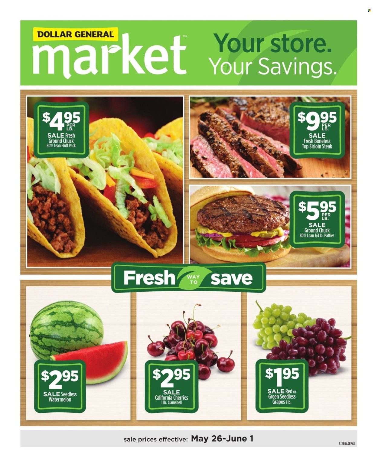 Dollar General ad - 05/26/2024 - 06/01/2024. Page 1