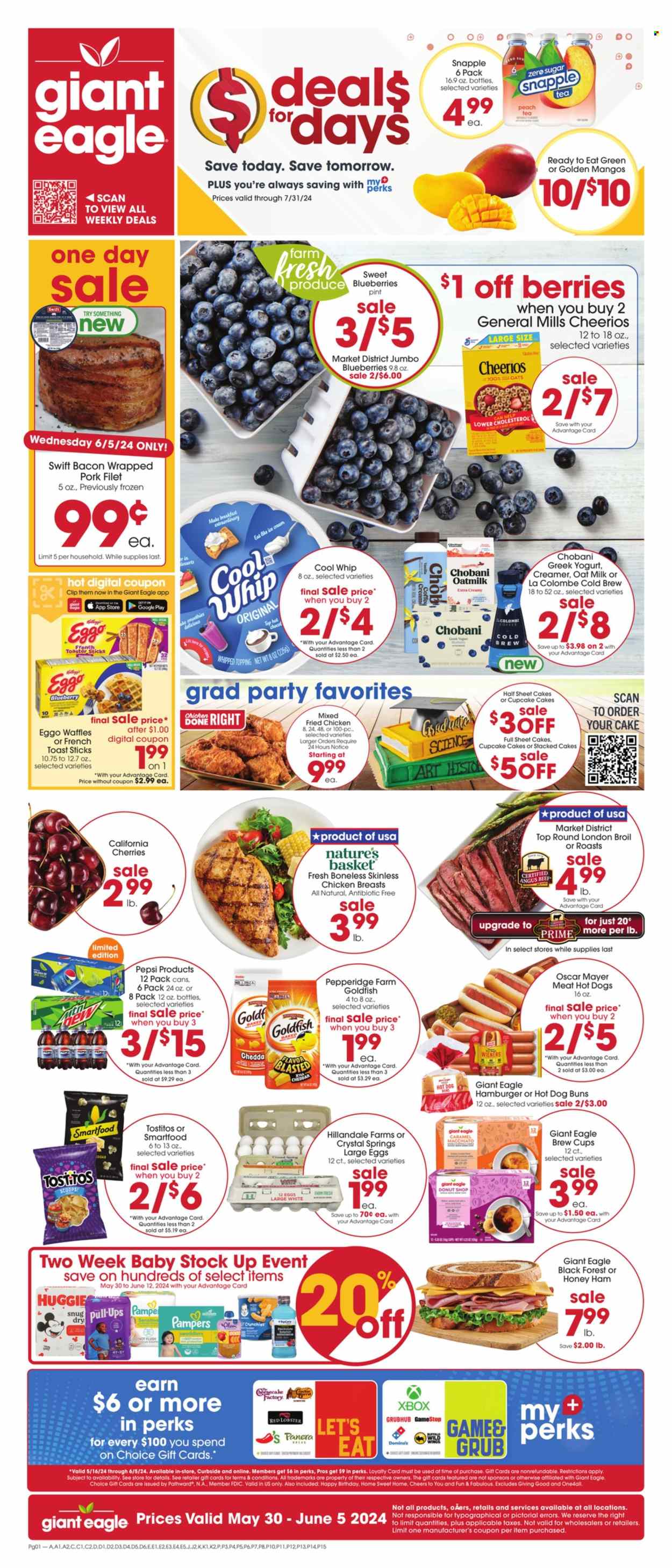 Giant Eagle ad - 05/30/2024 - 06/05/2024. Page 1