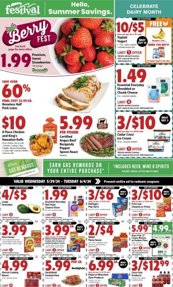 Festival Foods Flyer - 05/29/2024 - 06/04/2024.