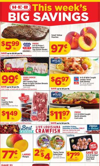 H-E-B Flyer - 05/29/2024 - 06/04/2024.