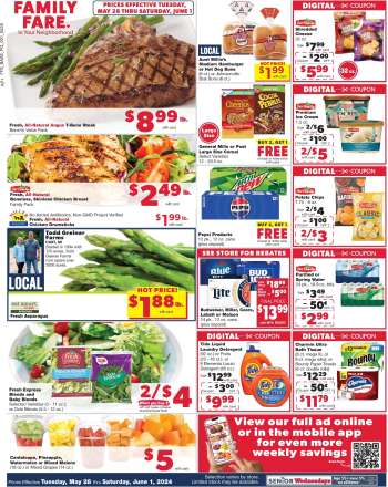 Family Fare Flyer - 05/28/2024 - 06/01/2024.