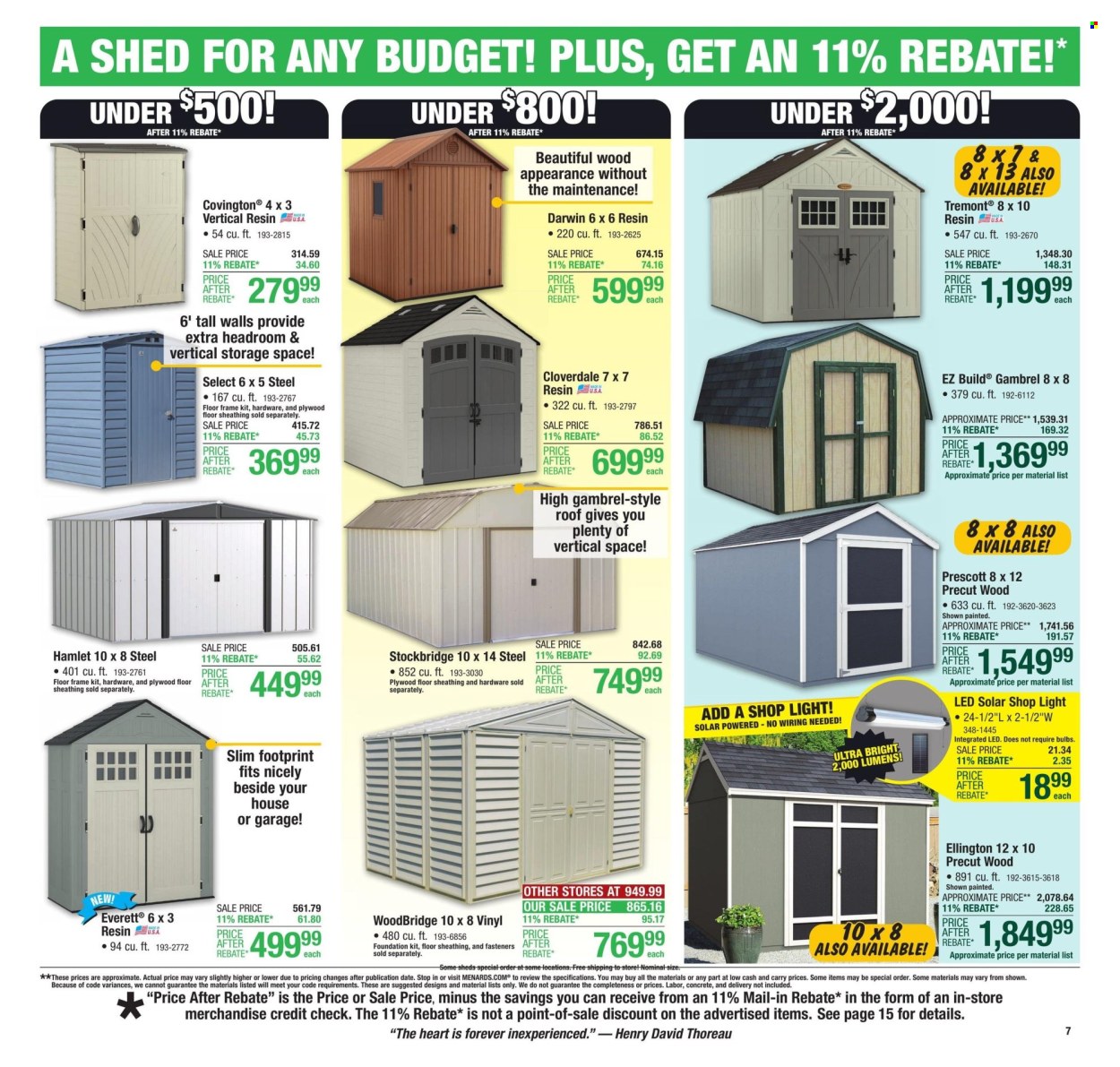 Menards ad - 05/30/2024 - 06/09/2024. Page 11