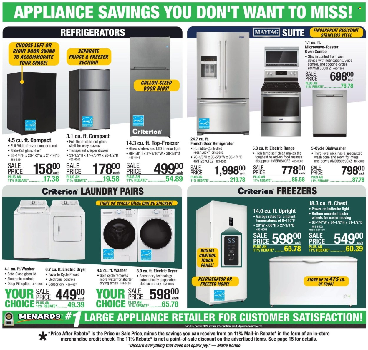 Menards ad - 05/30/2024 - 06/09/2024. Page 23