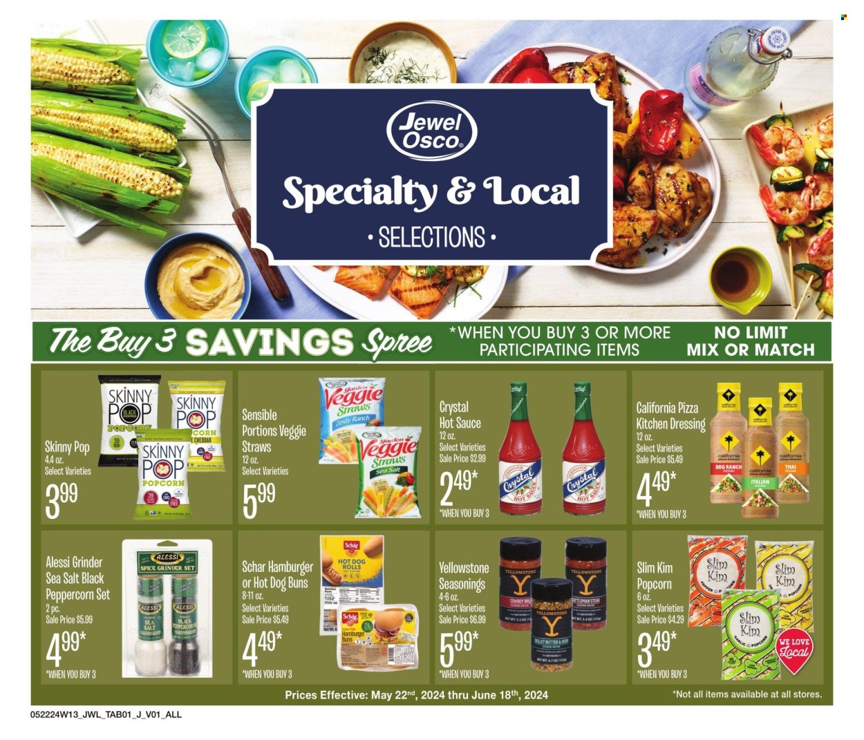 Jewel Osco ad - 05/22/2024 - 06/18/2024. Page 1