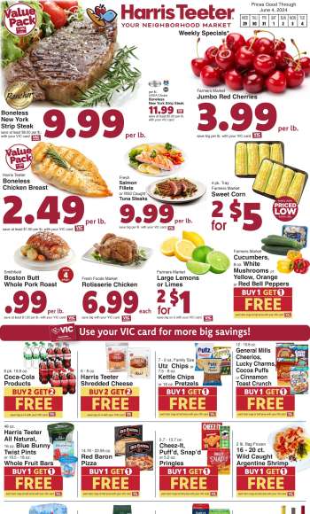 Harris Teeter Flyer - 05/29/2024 - 06/04/2024.