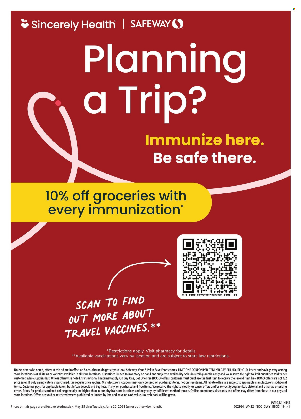 Safeway ad - 05/29/2024 - 06/25/2024. Page 19