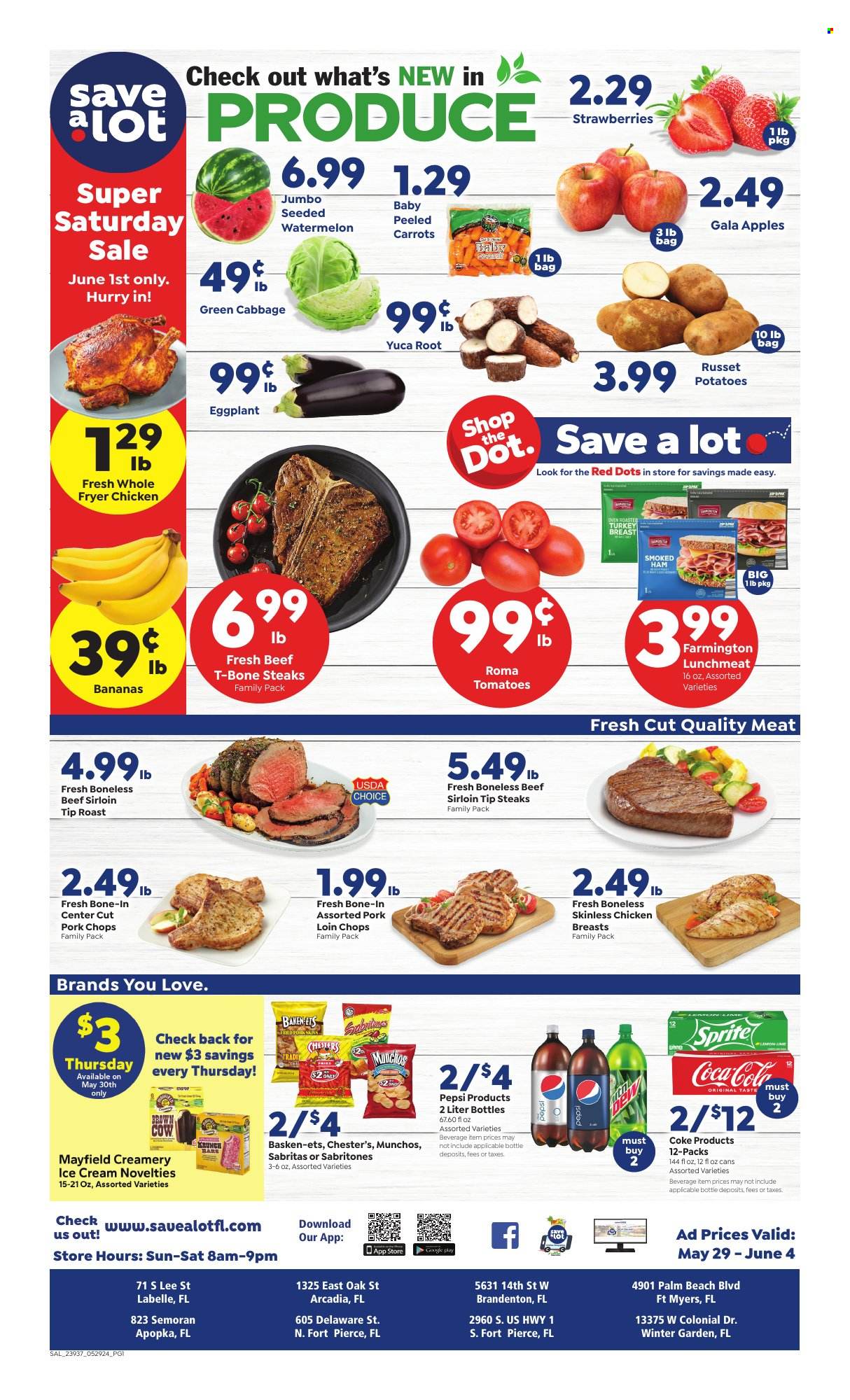 Save a Lot ad - 05/29/2024 - 06/04/2024. Page 1