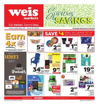 Weis Flyer - 05/30/2024 - 06/19/2024.