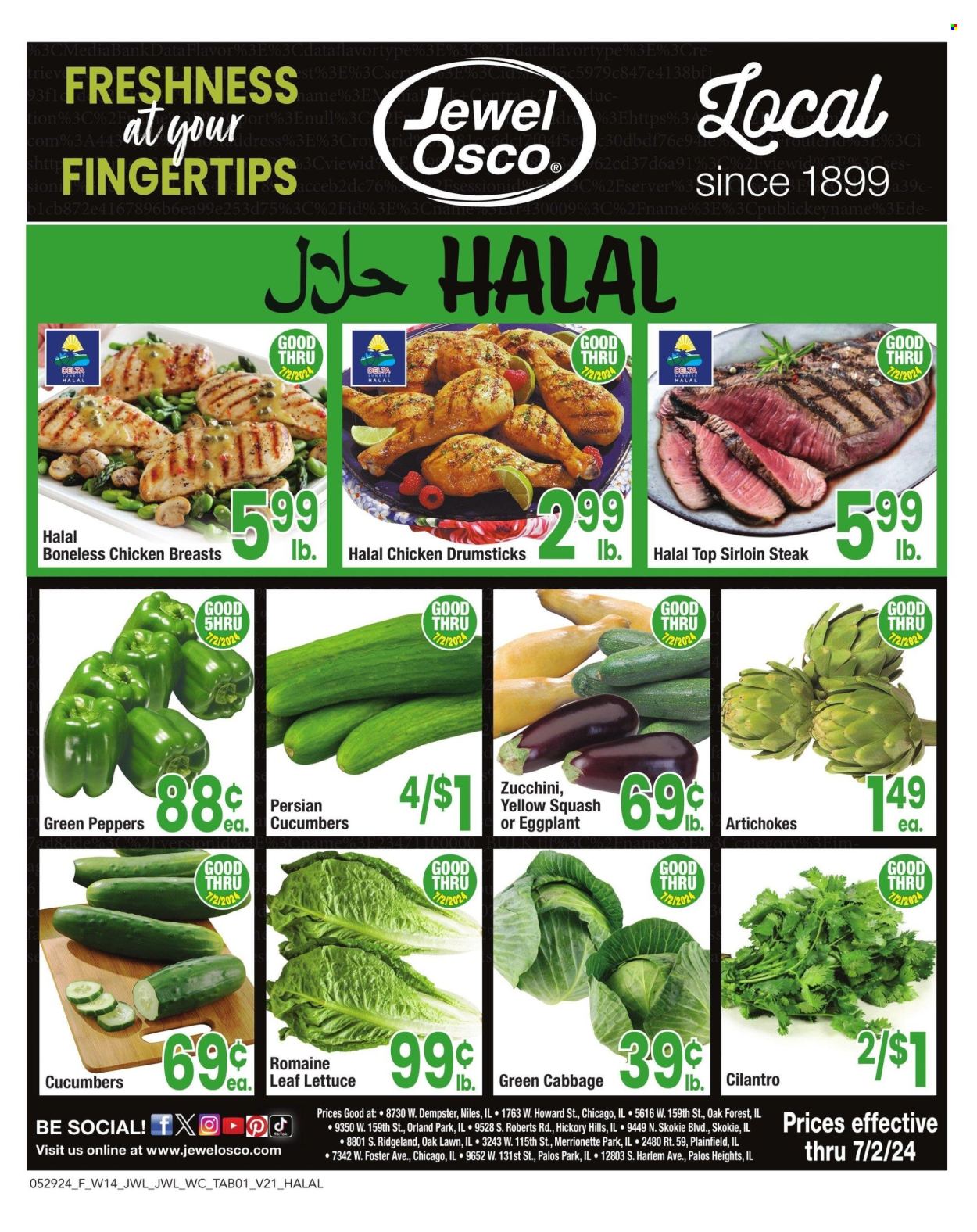 Jewel Osco ad - 05/29/2024 - 07/02/2024. Page 1