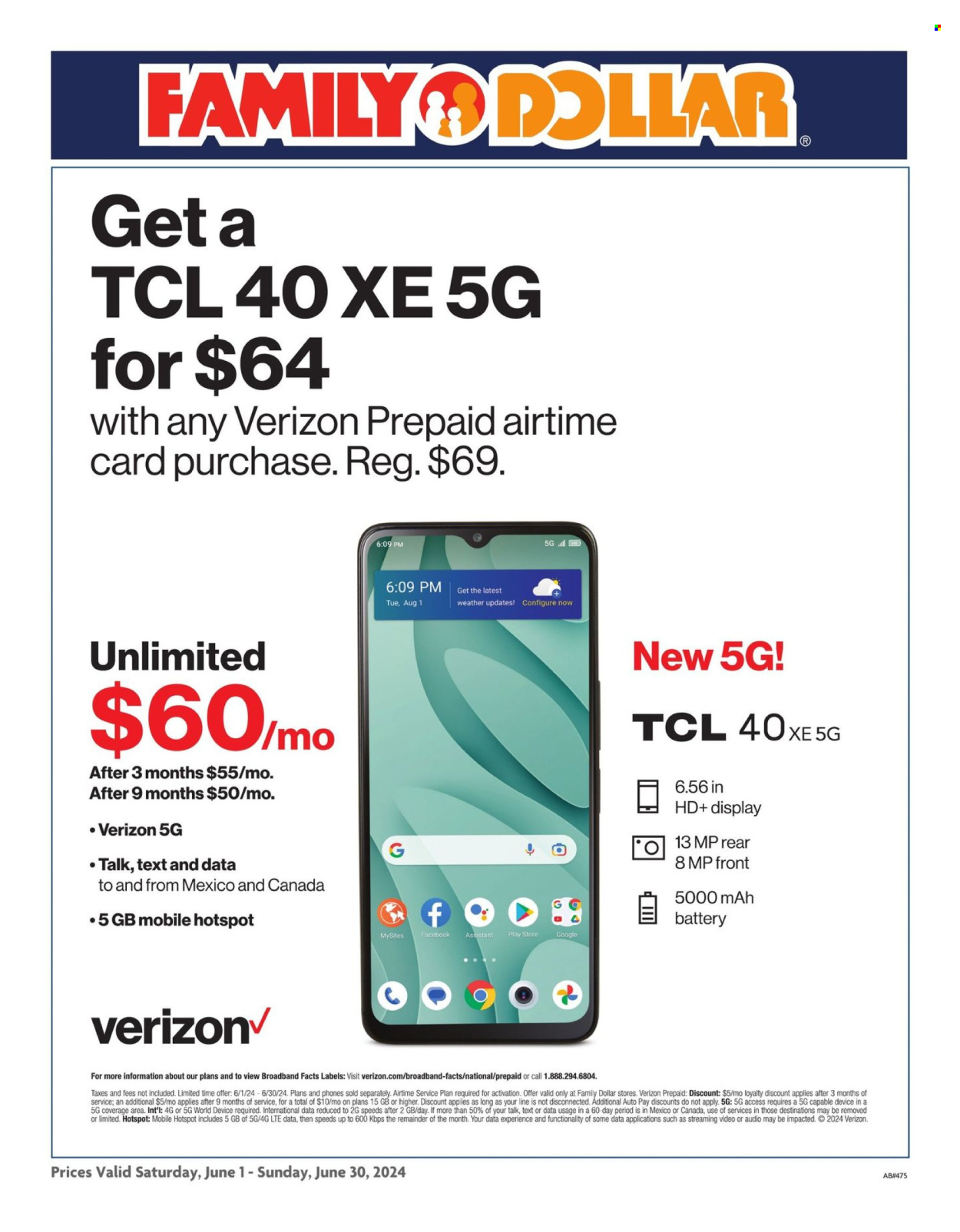 Family Dollar ad - 06/01/2024 - 06/30/2024. Page 1