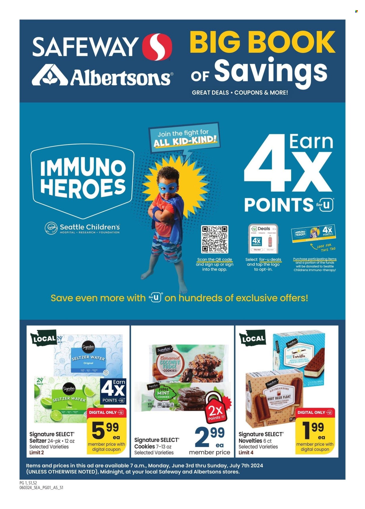 Safeway ad - 06/03/2024 - 07/07/2024. Page 1