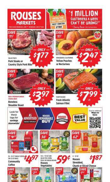 Rouses Markets Flyer - 06/05/2024 - 06/12/2024.