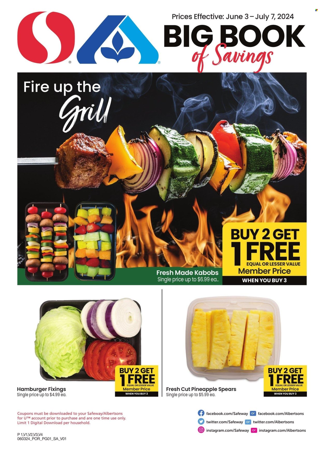 Albertsons ad - 06/03/2024 - 07/07/2024. Page 1