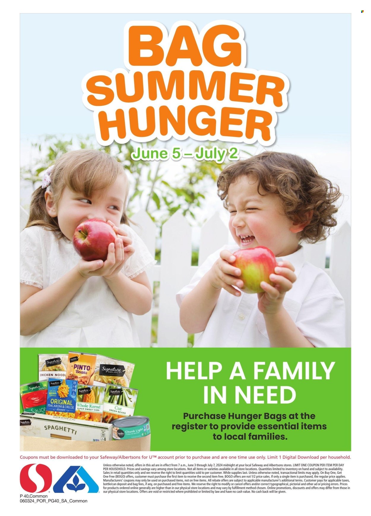 Albertsons ad - 06/03/2024 - 07/07/2024. Page 40