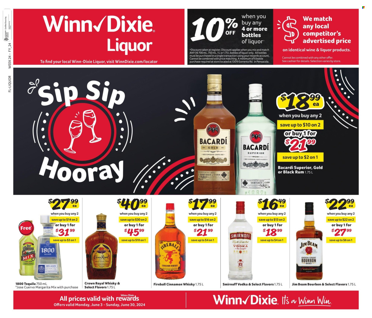 Winn Dixie ad - 06/03/2024 - 06/30/2024. Page 1