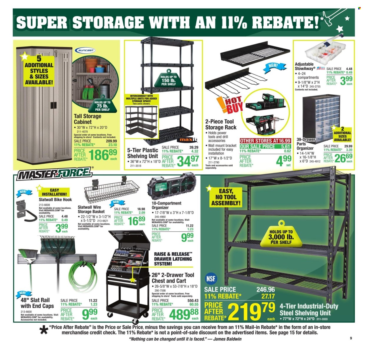Menards ad - 06/06/2024 - 06/16/2024. Page 16