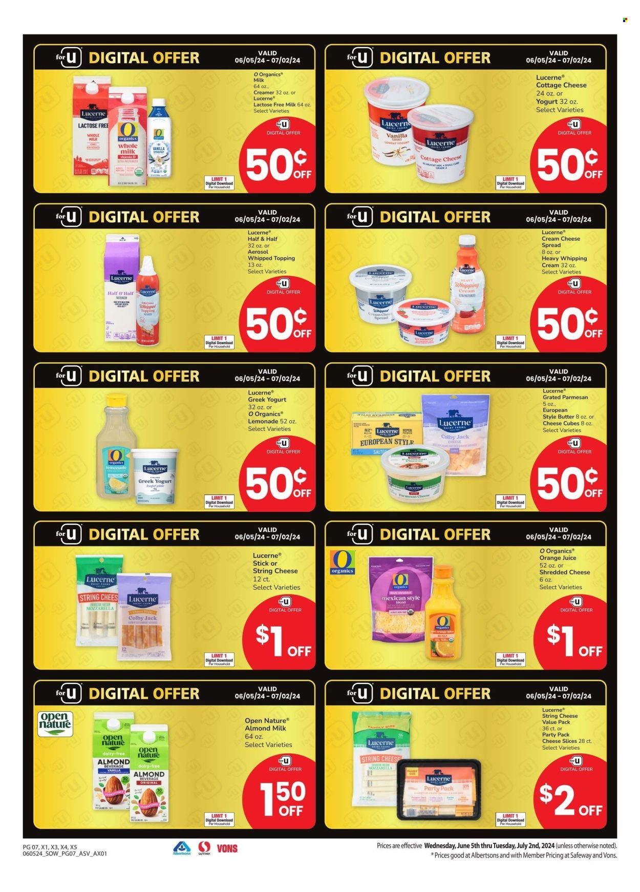 Safeway ad - 06/05/2024 - 07/02/2024. Page 7
