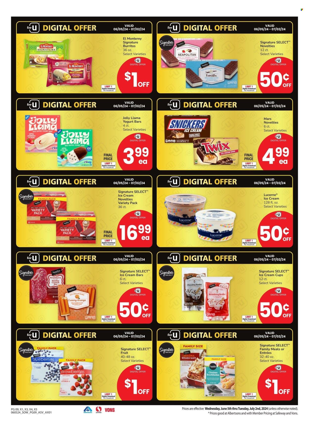 Safeway ad - 06/05/2024 - 07/02/2024. Page 9