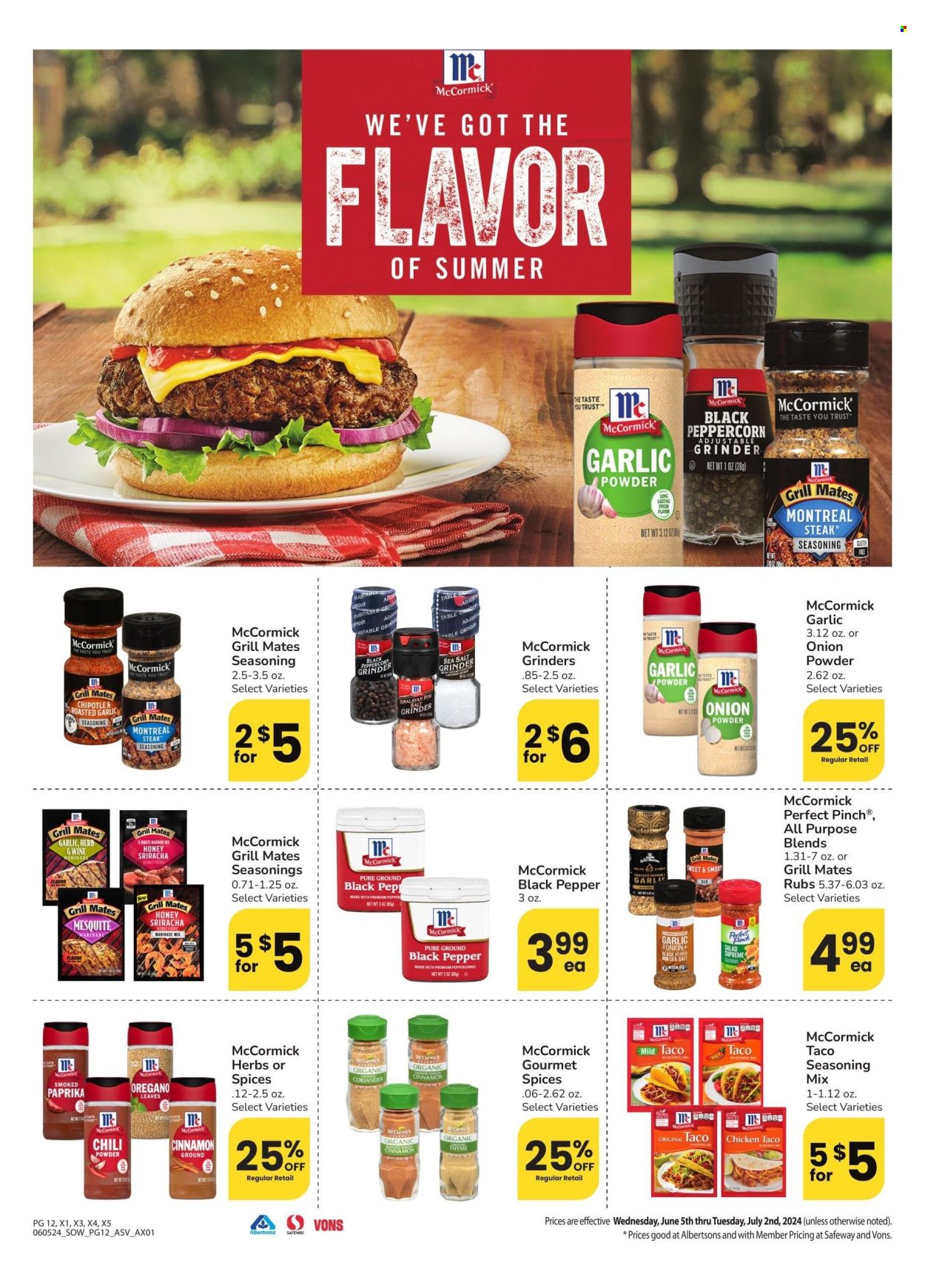 Safeway ad - 06/05/2024 - 07/02/2024. Page 12