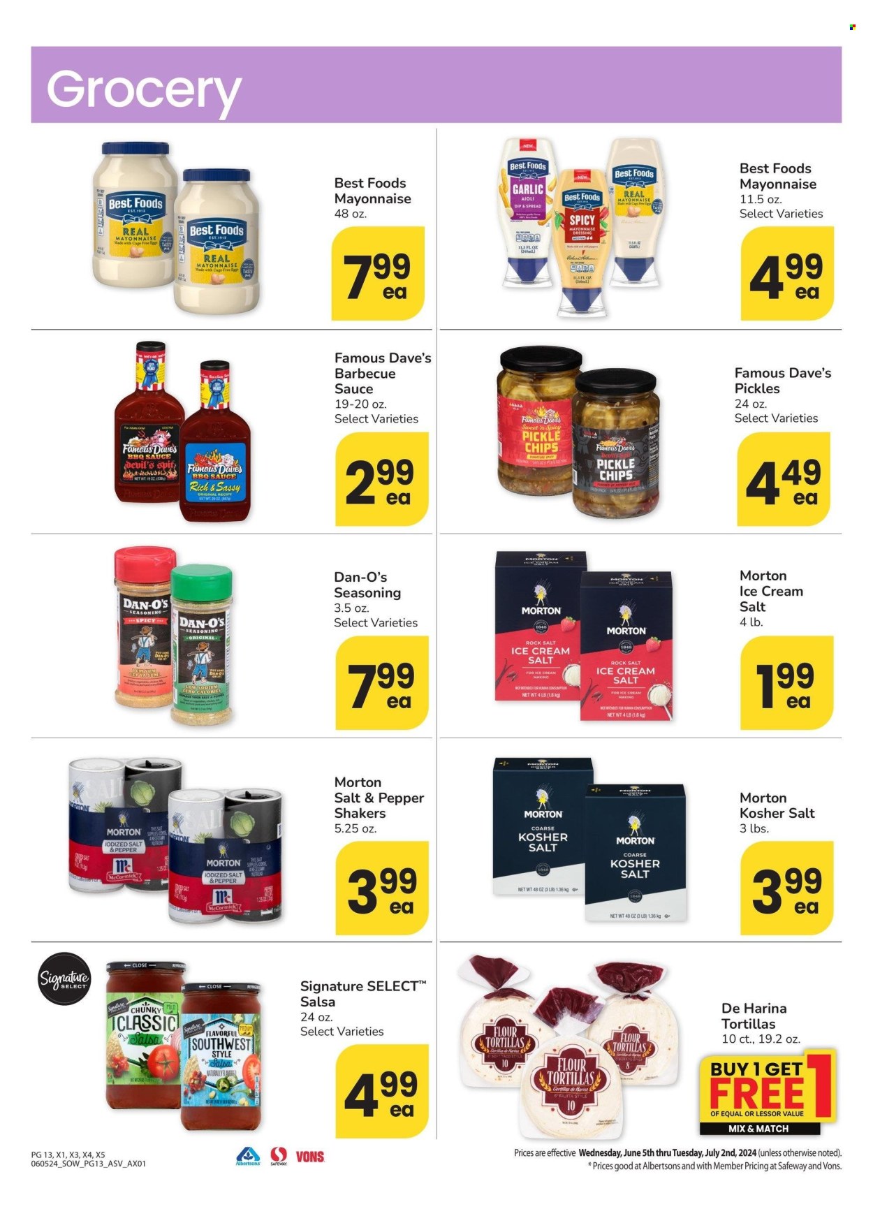 Safeway ad - 06/05/2024 - 07/02/2024. Page 13