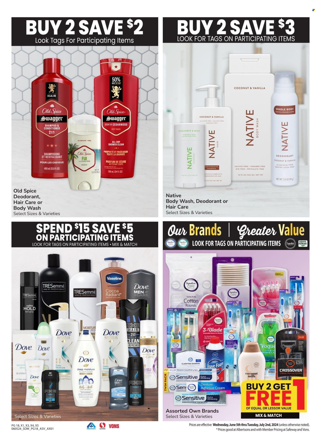 Safeway ad - 06/05/2024 - 07/02/2024. Page 18
