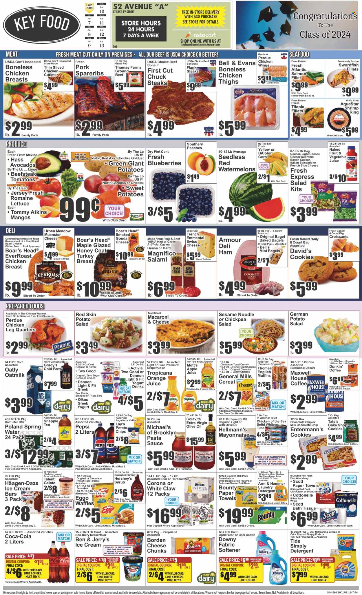 Key Food ad - 06/07/2024 - 06/13/2024. Page 1