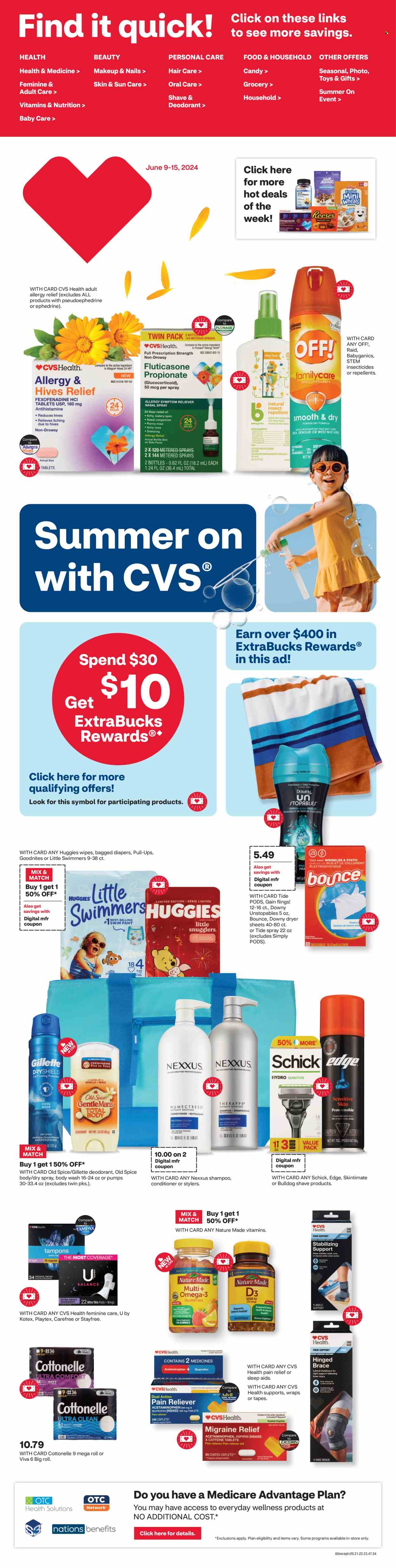CVS Pharmacy ad - 06/09/2024 - 06/15/2024. Page 1