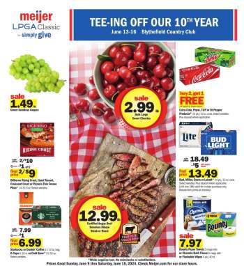 Meijer Flyer - 06/09/2024 - 06/15/2024.