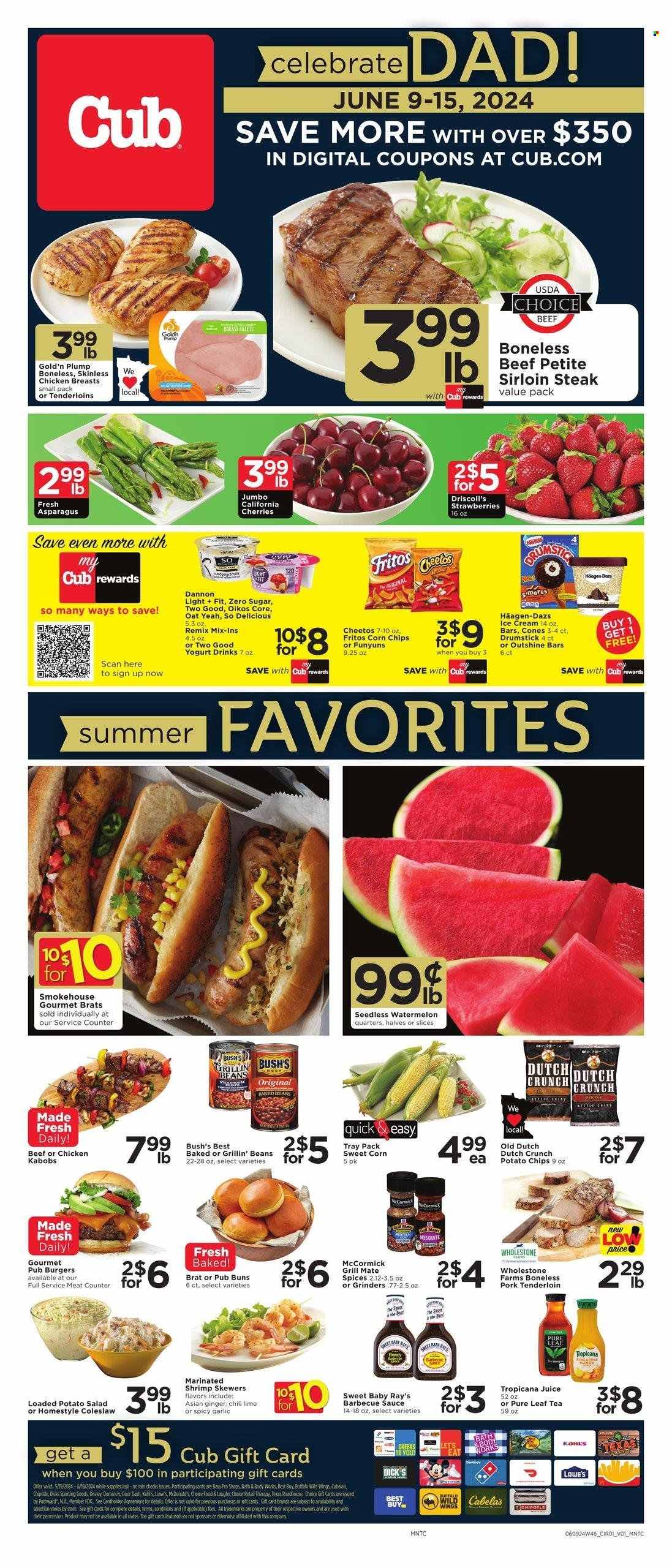 Cub Foods ad - 06/09/2024 - 06/14/2024. Page 1