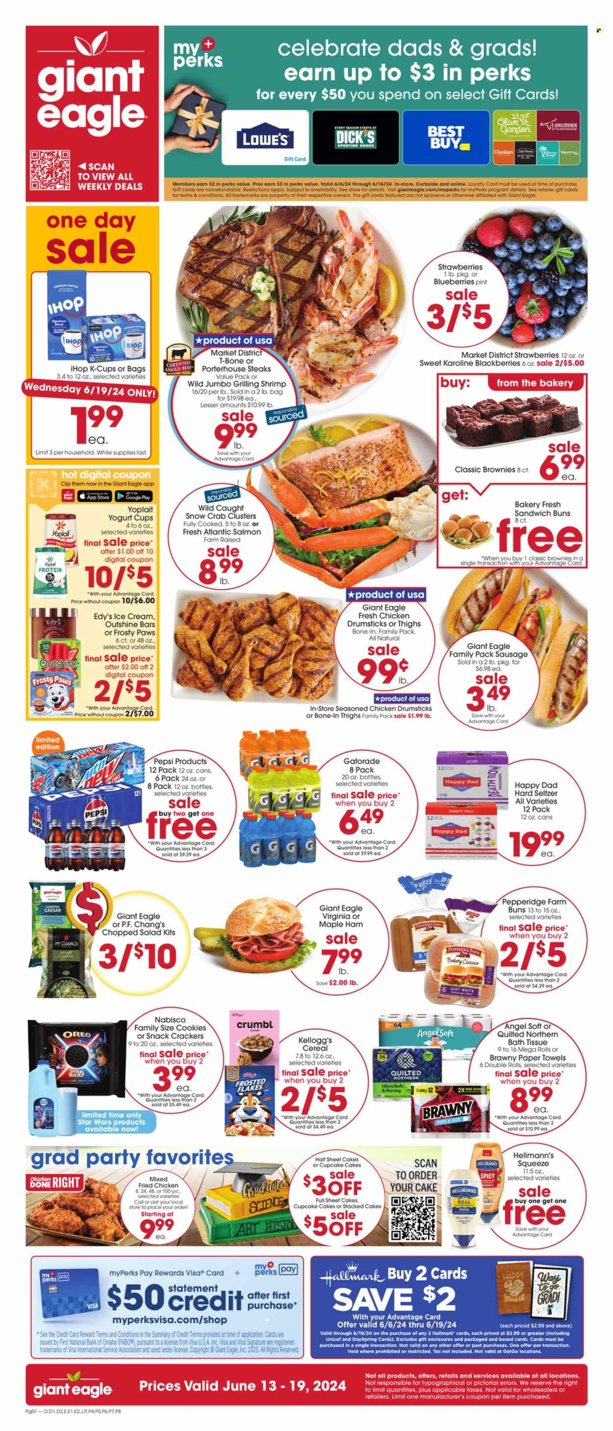 Giant Eagle ad - 06/13/2024 - 06/19/2024. Page 1