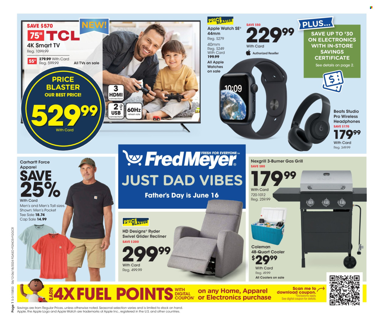 Fred Meyer ad - 06/12/2024 - 06/18/2024. Page 1