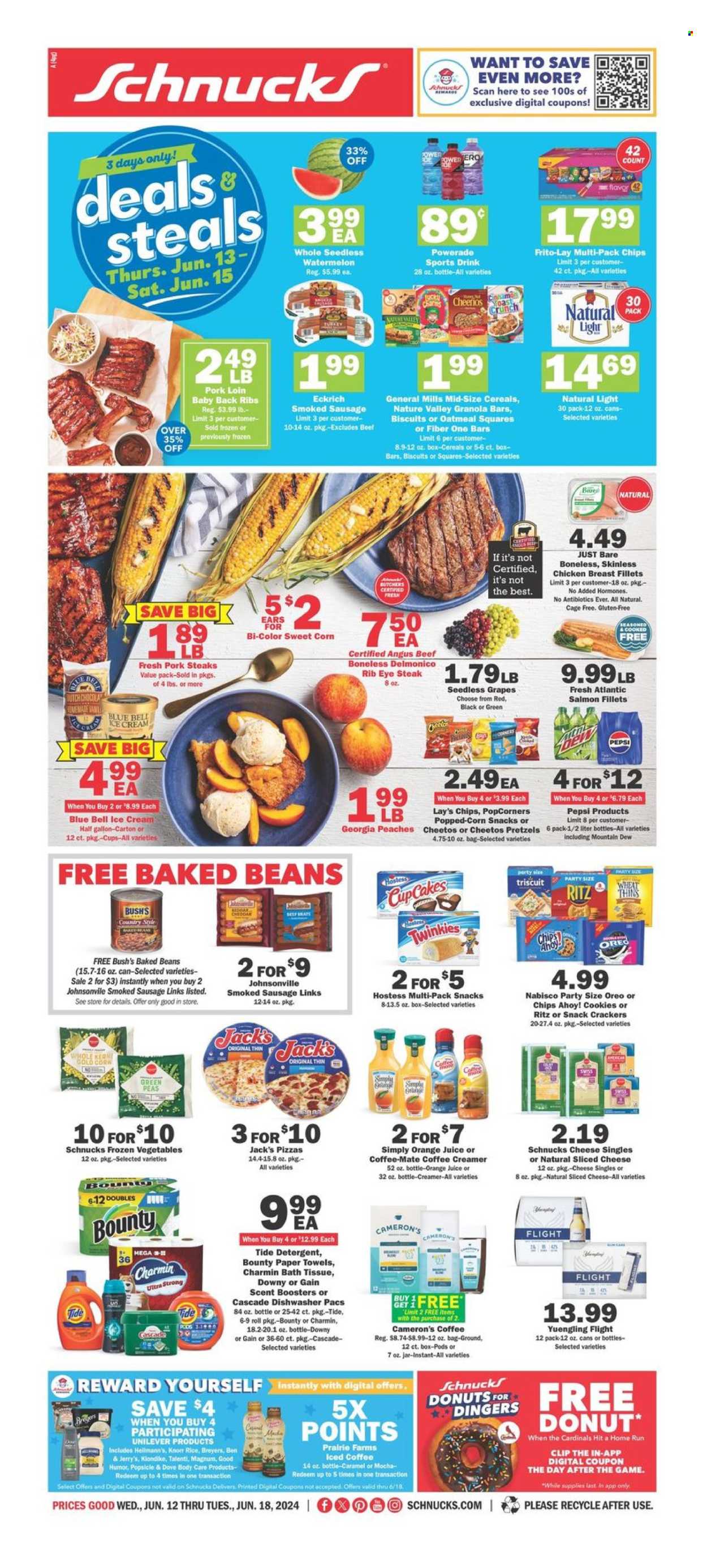 Schnucks ad - 06/12/2024 - 06/18/2024. Page 1