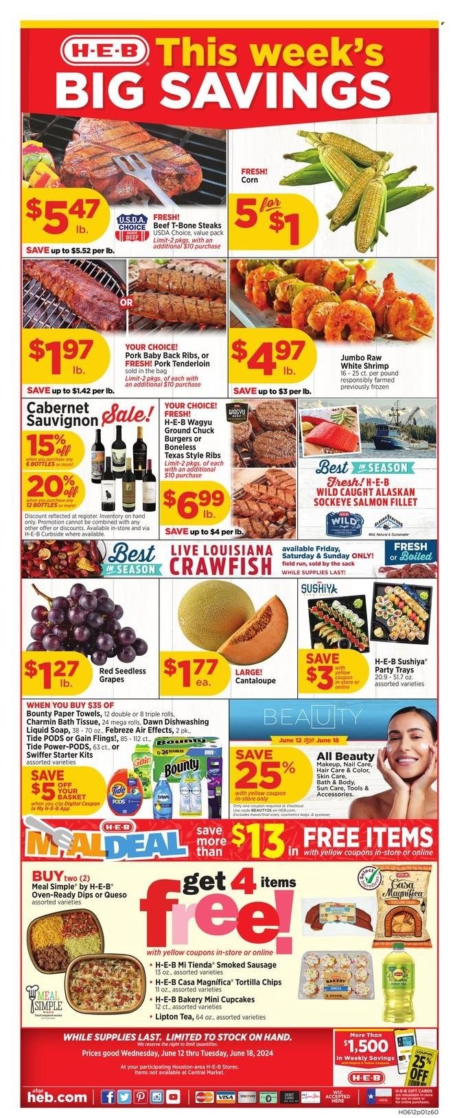 H-E-B ad - 06/12/2024 - 06/18/2024. Page 1