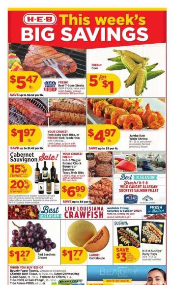 H-E-B Flyer - 06/12/2024 - 06/18/2024.