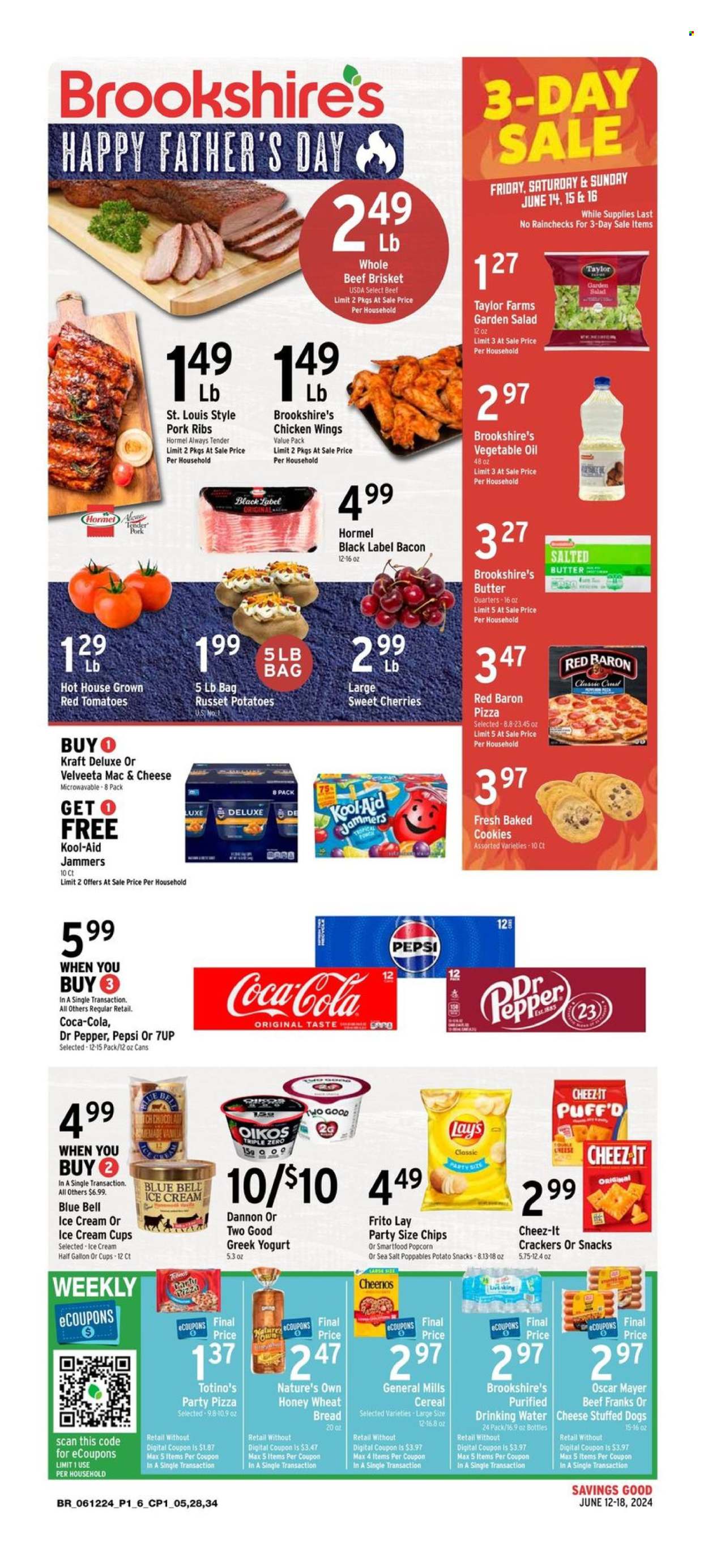 Brookshires ad - 06/12/2024 - 06/18/2024. Page 1