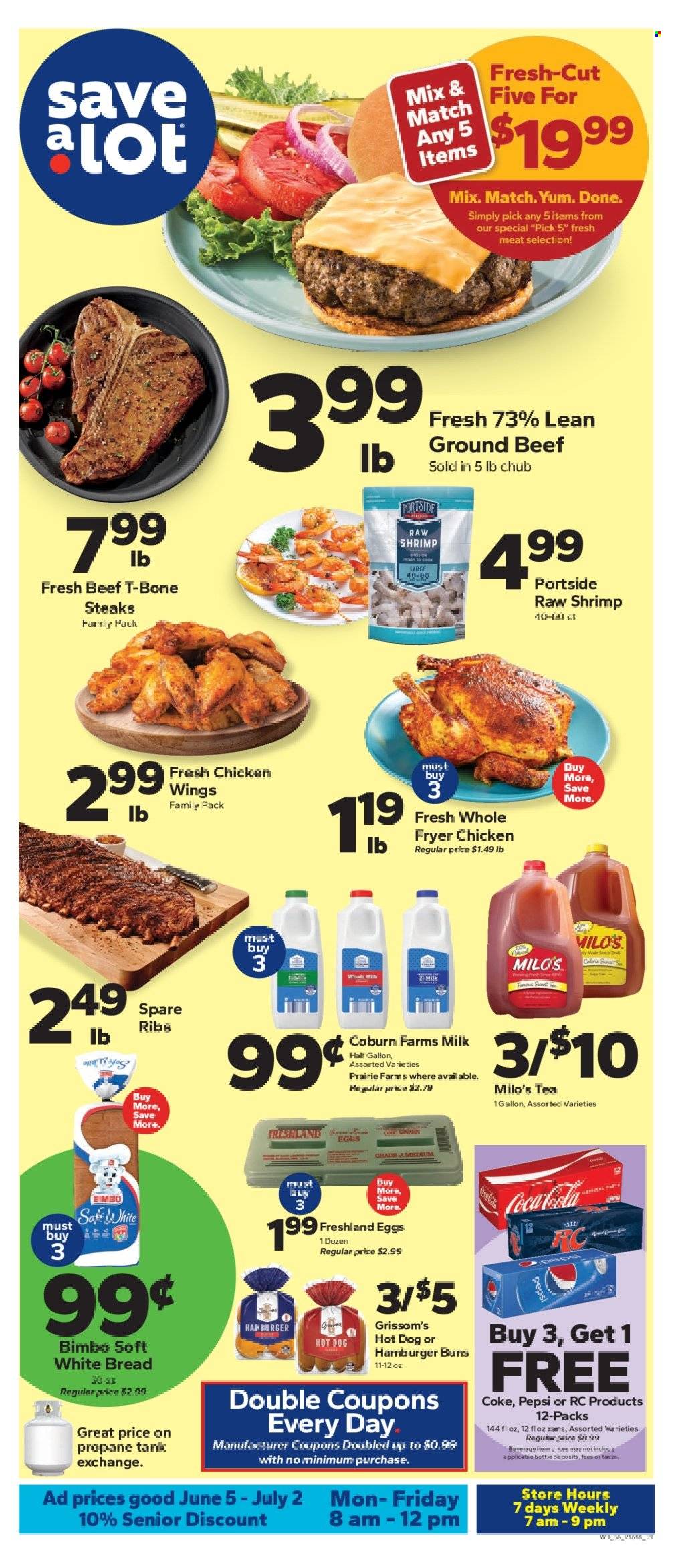 Save a Lot ad - 06/05/2024 - 07/02/2024. Page 1