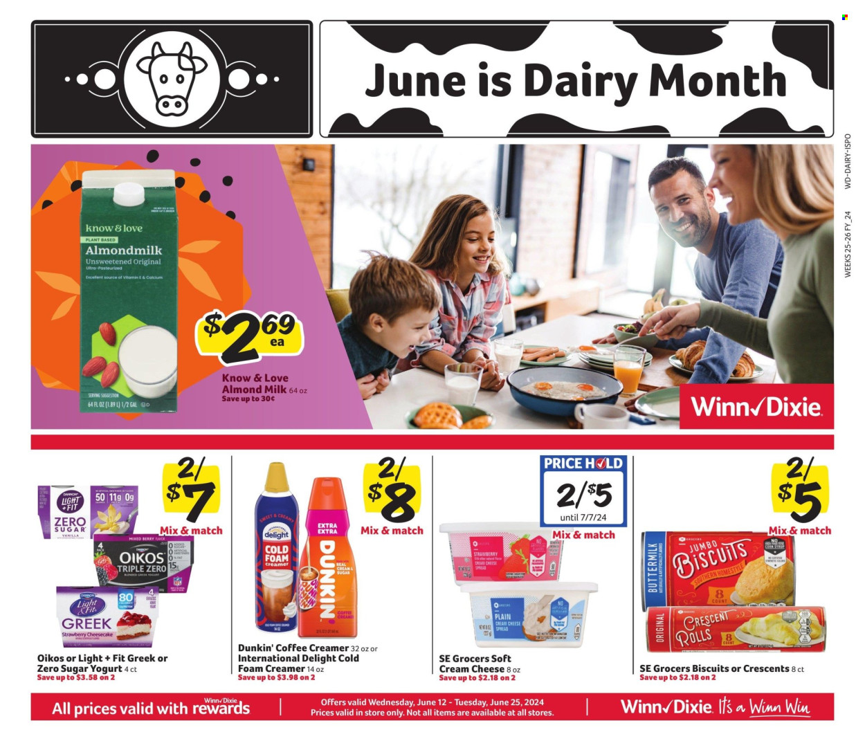 Winn Dixie ad - 06/12/2024 - 06/25/2024. Page 1