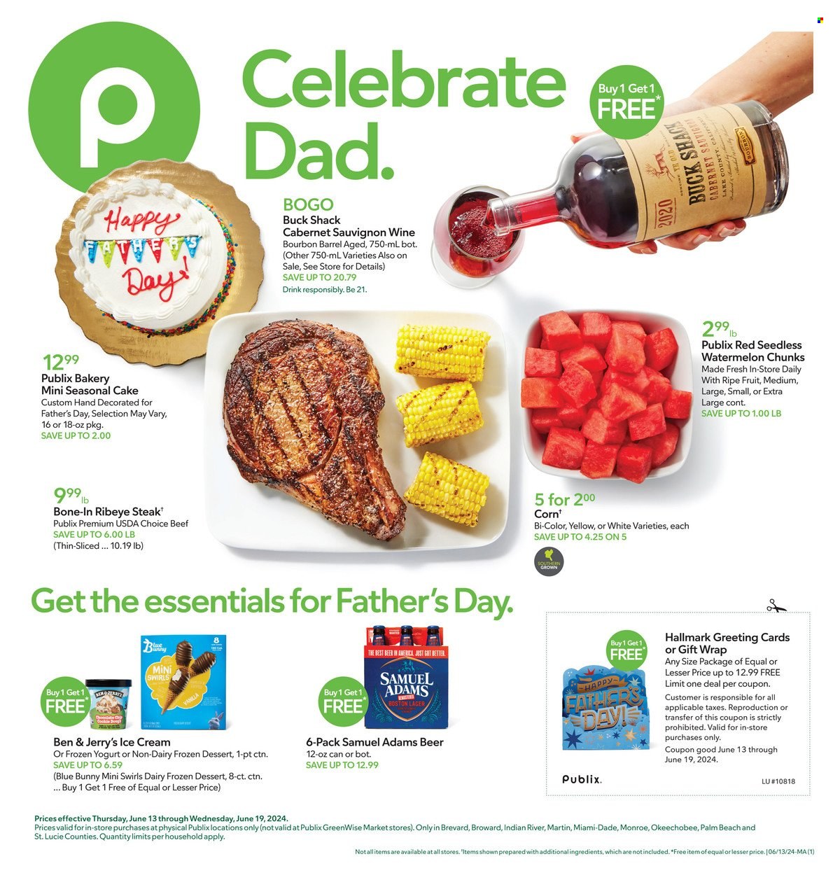 Publix ad - 06/13/2024 - 06/19/2024. Page 1