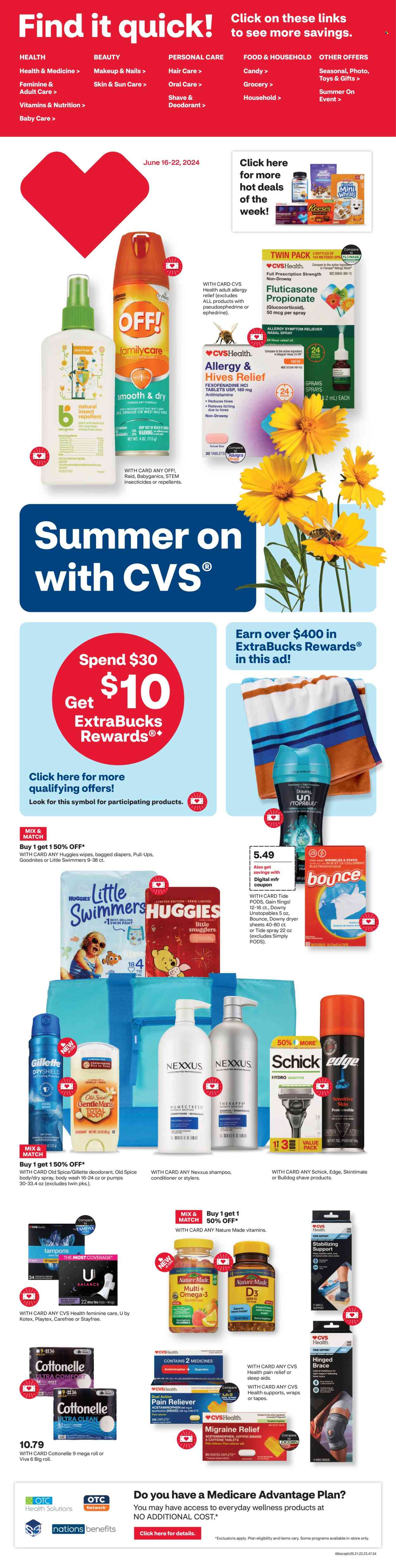 CVS Pharmacy ad - 06/16/2024 - 06/22/2024. Page 1