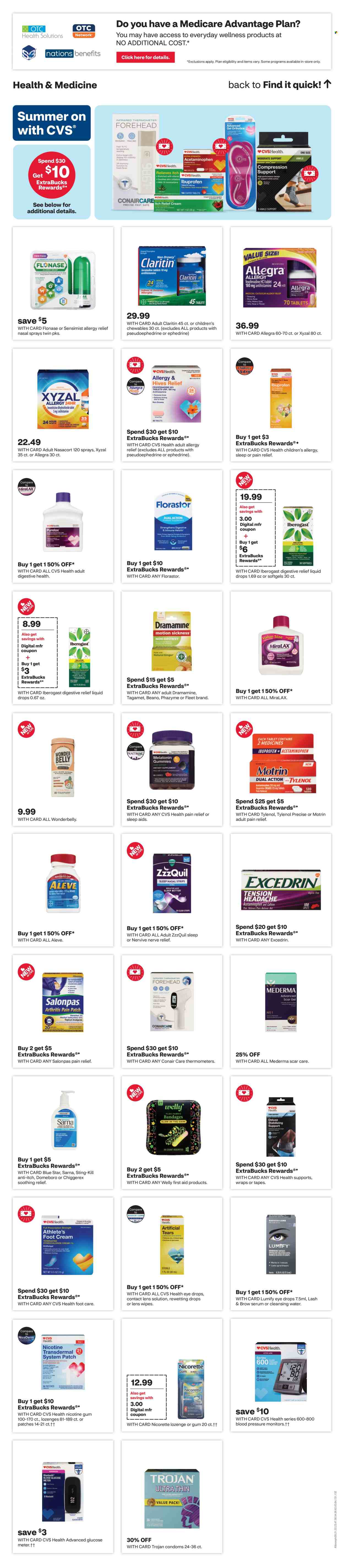 CVS Pharmacy ad - 06/16/2024 - 06/22/2024. Page 6
