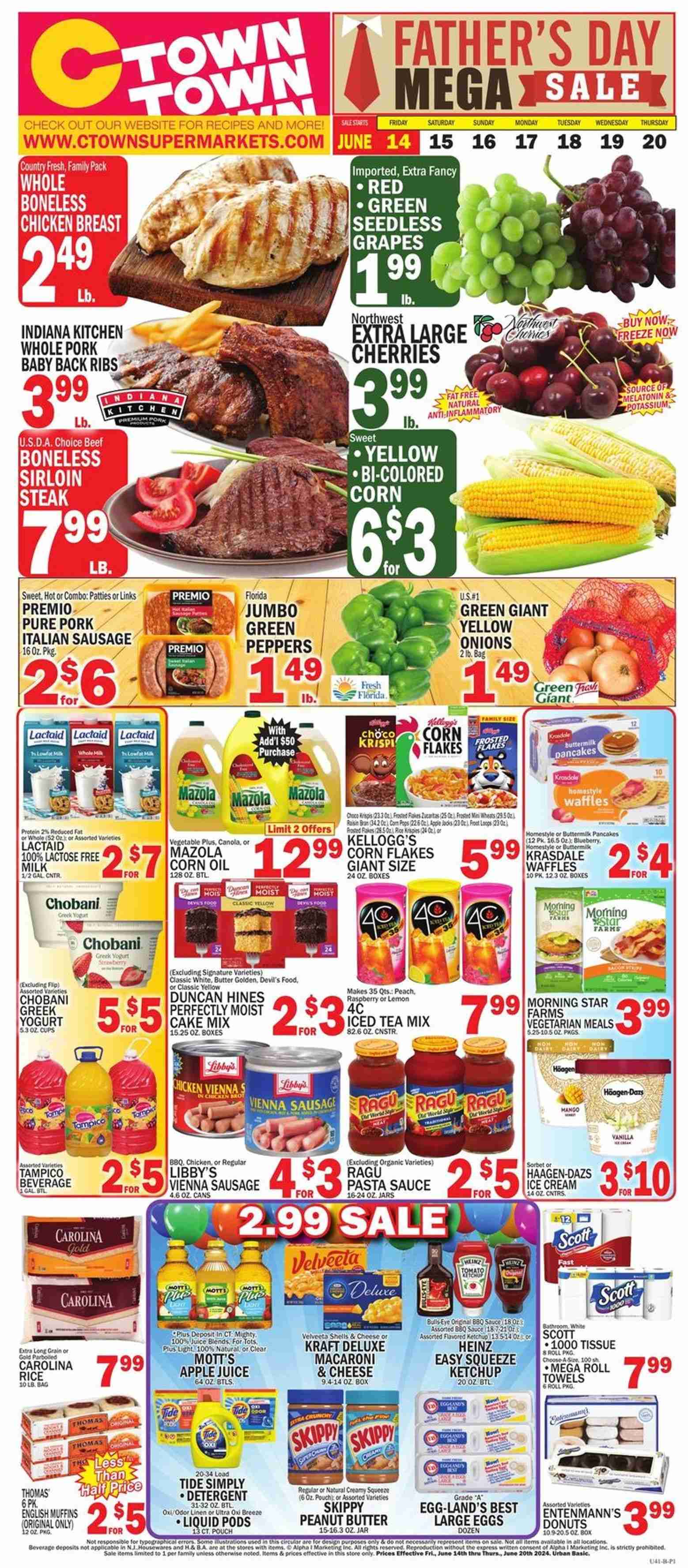 C-Town ad - 06/14/2024 - 06/20/2024. Page 1