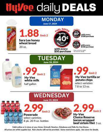 Hy-Vee Flyer - 06/17/2024 - 06/19/2024.