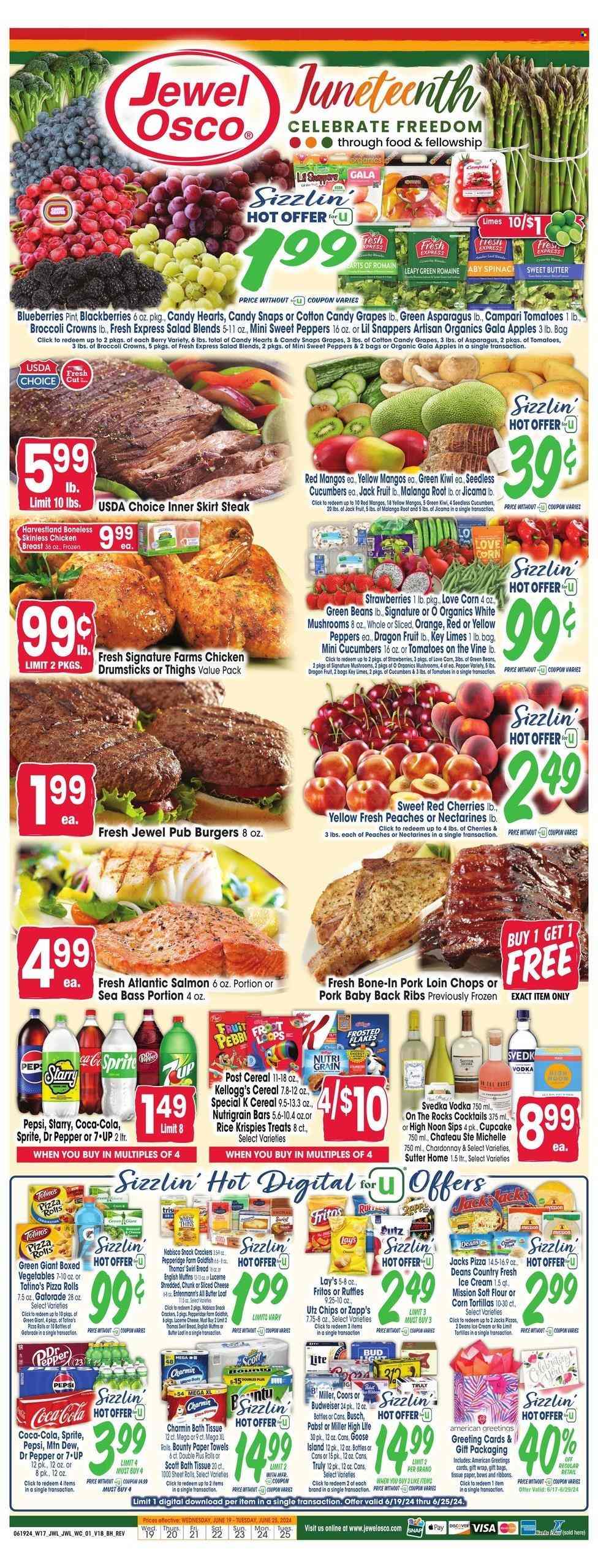 Jewel Osco ad - 06/19/2024 - 06/25/2024. Page 1