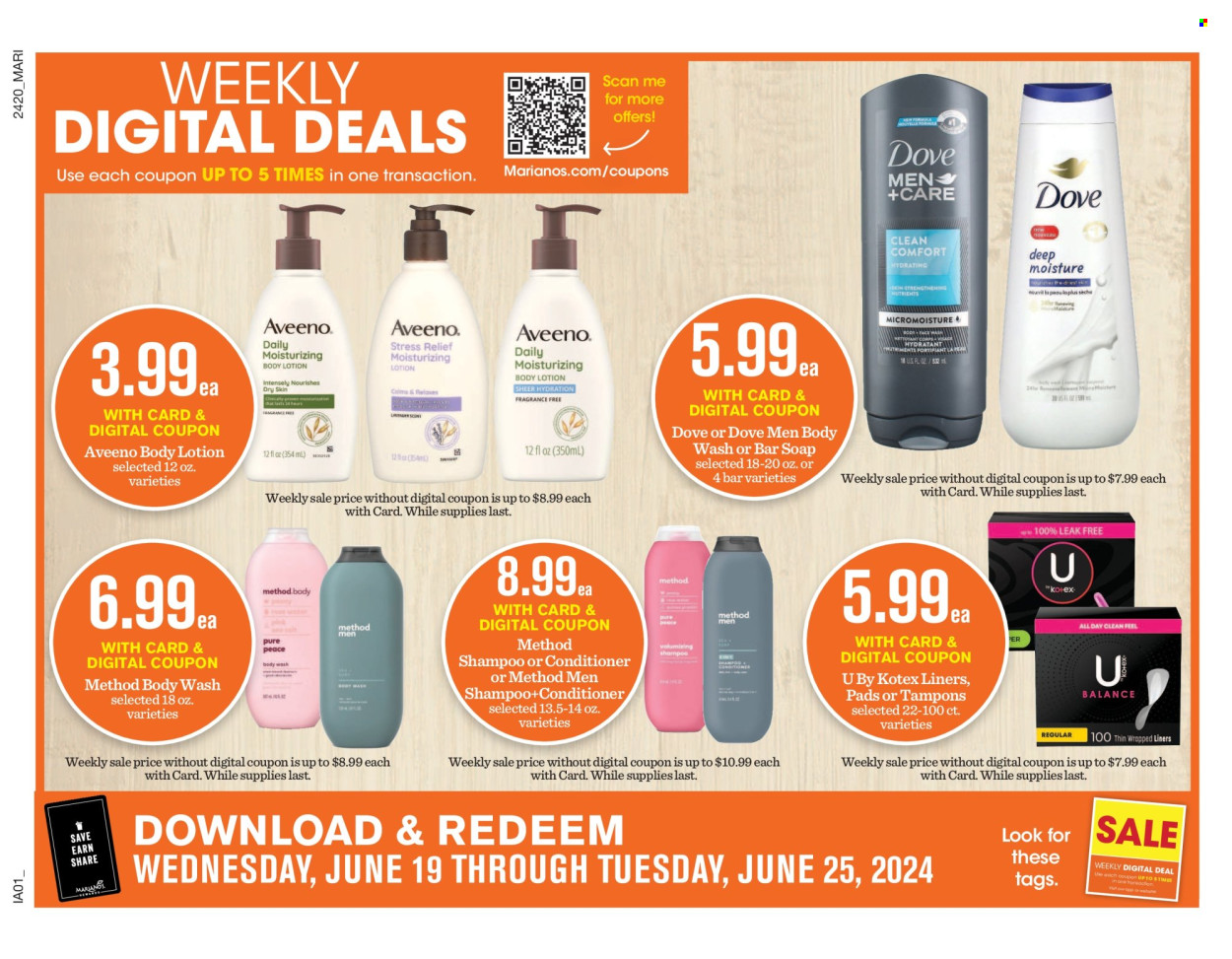 Mariano’s ad - 06/19/2024 - 06/25/2024. Page 9
